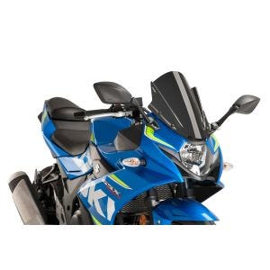 Racingscheibe passend für Suzuki GSX 250 R 17-19 Carbon look Verkleidungsscheibe Puig 9722C