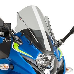 Racingscheibe passend für Suzuki 250 R 250 17-19 rauchgrau Verkleidungsscheibe Puig 9722H