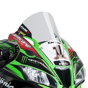 Racingscheibe R passend für Kawasaki ZX-10R / ZX-10RR 16-24 klar Verkleidungsscheibe Puig 9849W