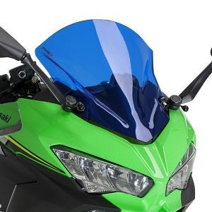 Racingscheibe Z passend für Kawasaki Ninja 400 18-20 blau Verkleidungsscheibe Puig 9976A