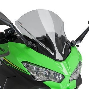 Bulle Racing Z compatible avec Kawasaki Ninja 400 18-20 fumé clair Puig