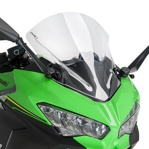 Racingscheibe Z passend für Kawasaki Ninja 400 18-20 klar Verkleidungsscheibe Puig 9976W