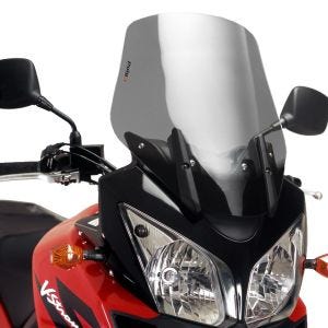 Bulle Touring compatible avec Suzuki V-Strom 1000 04-07 fumé clair Pare-brise Puig 1880H