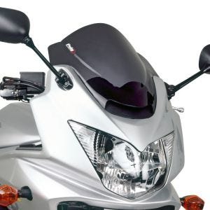 Racingscheibe passend für Suzuki Bandit 650 S 05-08 dunkel getönt Verkleidungsscheibe Puig 2107F