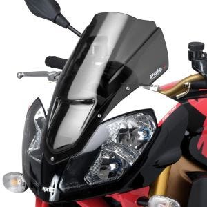 Racingscheibe Z passend für Aprilia Tuono 1000 R 06-10 dunkel getönt Verkleidungsscheibe Puig 4110F