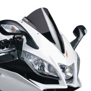 Racingscheibe Z passend für Aprilia RS4 125 11-19 dunkel getönt Verkleidungsscheibe Puig 4945F