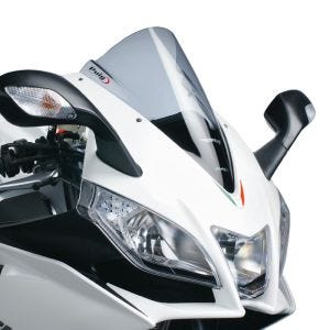 Racingscheibe Z passend für Aprilia RS4 125 11-19 rauchgrau Verkleidungsscheibe Puig 4945H