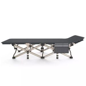 Feldbett Vanit FB26 Sonnenliege klappbar Campingliege schwarz