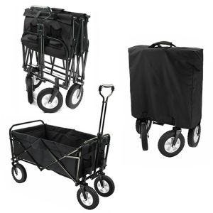 Chariot à bras avec cadre en acier pliable Chariot à bras Divit chariot de jardin pliable ME69 noir DPL3
