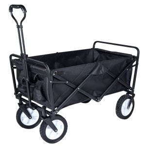 Chariot à bras avec cadre en acier pliable Chariot à bras Divit chariot de jardin pliable ME69 noir DPLI1