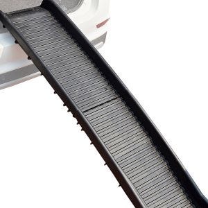 Rampe de voiture pliable compatible avec chien ME83 Vanit aide à l'entrée chien  noir NEW