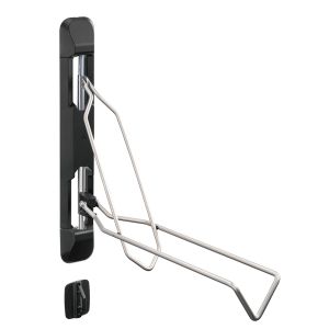 Support mural pivotant pour vélo Cranit ME84 lève-vélo compatible avec pneu de 54-70mm noir DPL1