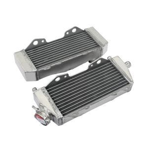 Radiateur d'eau compatible avec Kawasaki KX 125 03-08 gauche droite (paire)