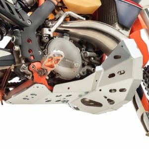 Sabot protection moteur compatible avec KTM EXC 300 250 07-16 Aluminium protege pot DPLB2