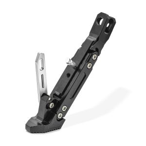 Motorrad Seitenständer Universal Höhenverstellbar Aluminium Tourtecs schwarz DPLB1