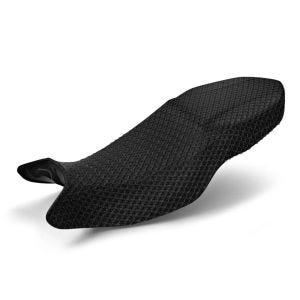 Mesh Sitzbezug passend für BMW F 900 XR 20-24 Sitzbankbezug SC5 Tourtecs atmungsaktiv schwarz