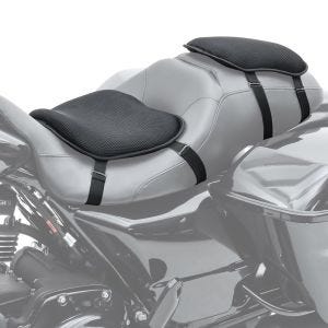 Set SG2 Motorrad Gel Sitzkissen Tourtecs Größe L und S Komfortkissen in schwarz_1