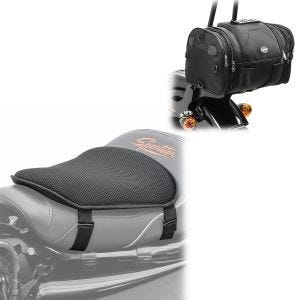 Set Gel Sitzkissen + Hecktasche für Honda Rebel 500 17-21 Craftride GB1_1