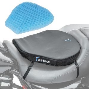 Motorrad Sitzkissen TPE Gel Tourtecs L Sitzbank Gelkissen