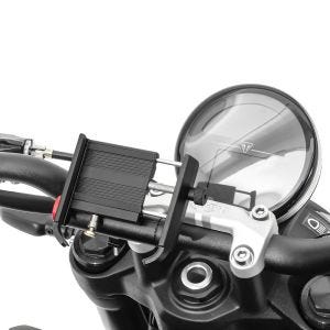 Handyhalterung mit Powerbank Tourtecs SH2 Motorrad Smartphonehalter DPLB2