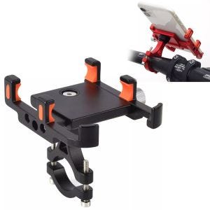 Support compatible avec Smartphone de moto compatible avec guidon Tourtecs PH2 Support compatible avec téléphone portable en aluminium