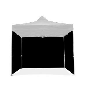 4 Parois compatible avec pavillon 3x3m / parois latérales compatible avec Pavillion pliable le noir Tourtecs