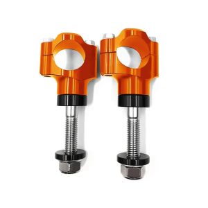 Lenkererhöhung 28mm für KTM 690 SMC/ R Riser 15mm Tourtecs MC1 orange_1