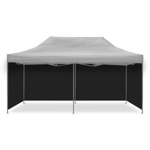 4 Parois le noir compatible avec pavillon / parois latérales compatible avec Pavillion pliable 3x6m Tourtecs