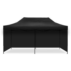 Pavillion pliable 3x6m Tourtecs Pavillon pliable pour la piste de course le noir