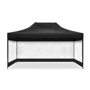 Pavillion pliable 3x4,5m le noir Tourtecs Pavillon pliable pour la piste de course transparent
