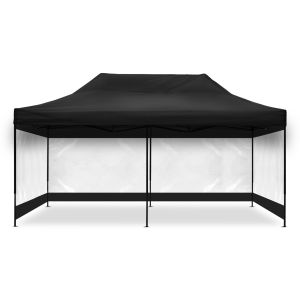 Pavillion pliable 3x6m le noir Tourtecs Pavillon pliable pour la piste de course transparent