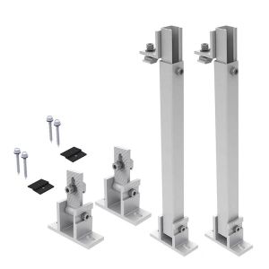 Support de module solaire réglable jusqu'à 60 degrés SH1 Support panneau solaire mural pour toit plat Divit DPL1