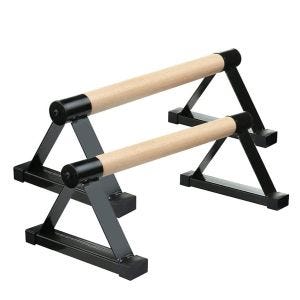 Indoor Calisthenics Holz Griffe Cranit IC1 Gymnastik Parallettes schwarz