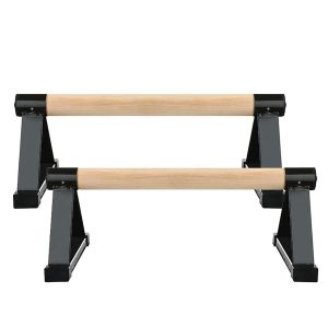Indoor Calisthenics Holz Griffe Divit IC1 Gymnastik Parallettes schwarz DPL3