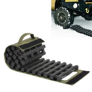 Aide à la traction aide à la traction voiture GH1 tapis antidérapant aide à la traction enroulable noir/vert