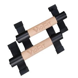 Parallettes Paar Cranit LG12 Liegestützgriffe Holz Push Up Stand Bar 26cm