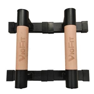 Parallettes Paar Cranit LG12 Liegestützgriffe Holz Push Up Stand Bar 26cm DPL1