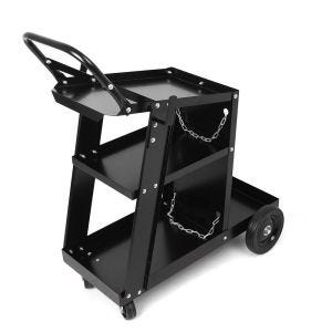 Chariot de soudage avec 3 étagères Tourtecs SW1 chariot d'atelier table de soudage noir NEW