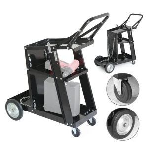 Chariot de soudage avec 3 étagères Tourtecs SW1 chariot d'atelier table de soudage noir DPL1 NEW