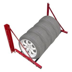 Support d'étagère murale compatible avec pneus de voiture Divit WH45, étagère suspendue compatible avec roues jusqu'à 135 kg DPL2