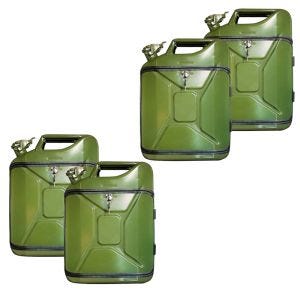 4x Minibar in Benzinkanister Design MF1 Divit Bar Regal / Aufbewahrung