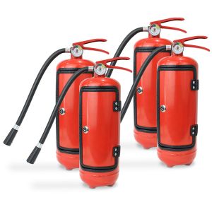 4x Minibar in Feuerlöscher Design MF51 Divit Bar Regal / Aufbewahrung