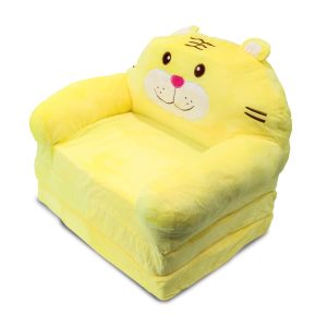 Kindersessel faltbar Divit PL48 Kindersofa Schlafsofa mit Plüsch gepolstert Tigerdesign DPL1 NEW