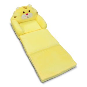 Kindersessel faltbar Divit PL48 Kindersofa Schlafsofa mit Plüsch gepolstert Tigerdesign DPL2 NEW