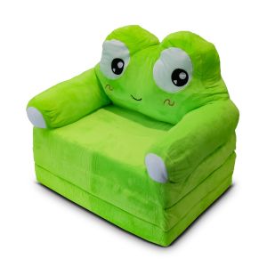 Kindersessel faltbar Divit PL48 Kindersofa Schlafsofa mit Plüsch gepolstert Frosch DPL1 NEW