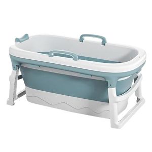 Baignoire compatible avec adultes pliable Divit siège baignoire plastique portable PL54 turquoise DPL1