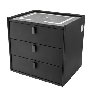 Table de chevet intelligente Table de chevet Divit NT15 avec éclairage LED et chargement sans fil DPL2
