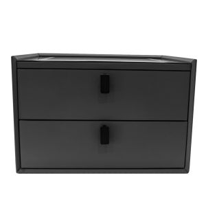 Table de chevet intelligente Table de chevet Divit NT15 avec haut-parleurs 10W, éclairage LED et recharge sans fil DPL2