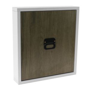 Wand Klapphocker Divit WK11 Schuhwechsel Hocker braun DPL5