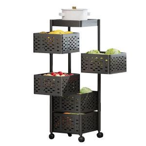 Küchenwagen auf Rollen mit 5 Ebenen KW56 Küchen Organizer Divit NEW